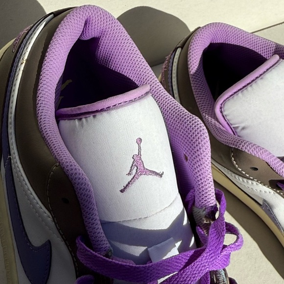 (new+box) Custom Nike Air Jordan 1 Low Men Size 12 US (sun-dried) vintage look - Picture 13 of 16